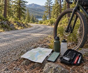 how to plan a bicycle route on gravel roads