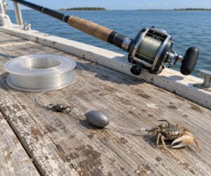 how to rig a bottom fishing setup for sheepshead