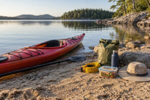 how to pack a kayak for a day trip