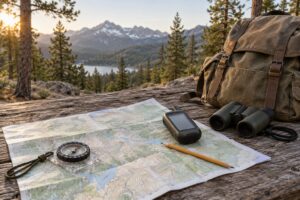 how to read a topographic map for hunting