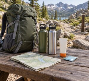 how much water to carry for a hot day hike