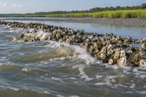 how oyster reefs protect shorelines