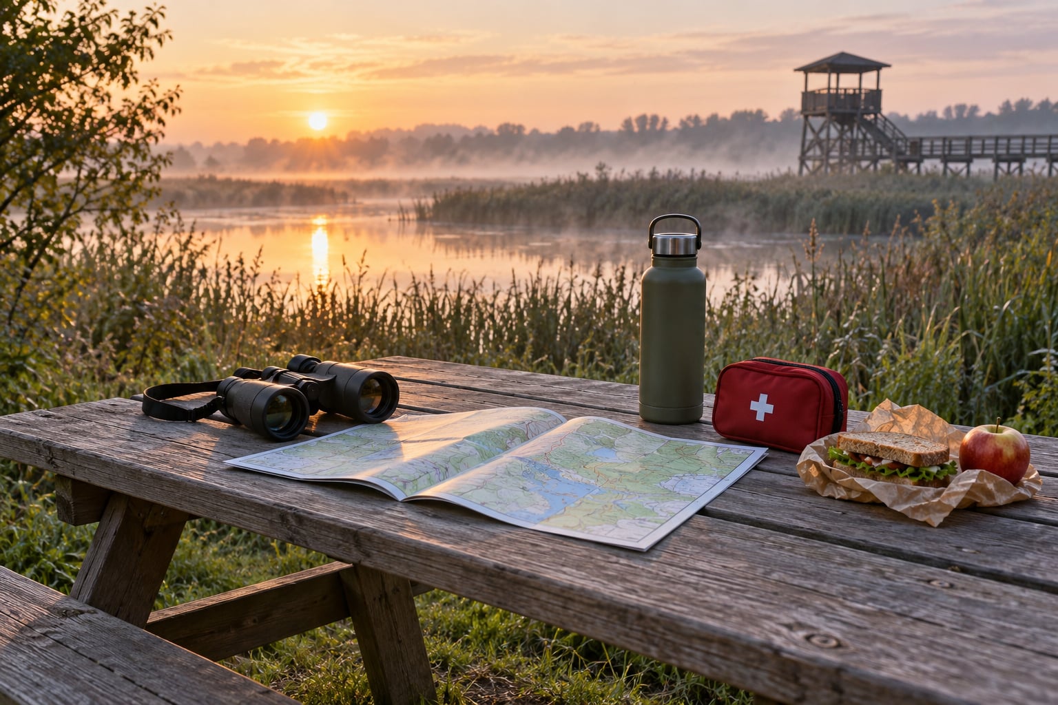 how to plan a day trip around a wildlife refuge