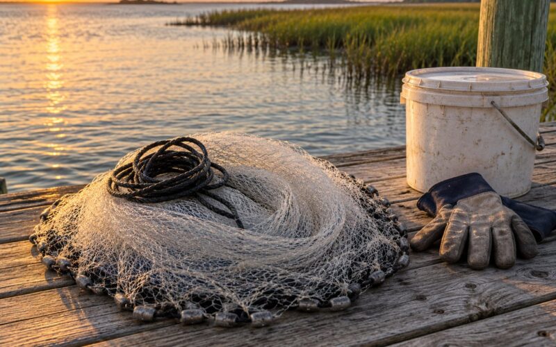 How to Use a Cast Net for Bait Shrimp (October 2026)