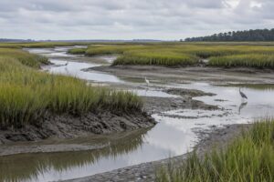 how sea level rise affects coastal marshes