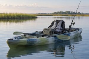 how to stand up and fish from a kayak