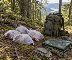 how to pack out a deer alone