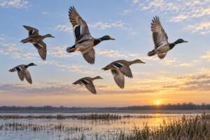 how to identify ducks in flight