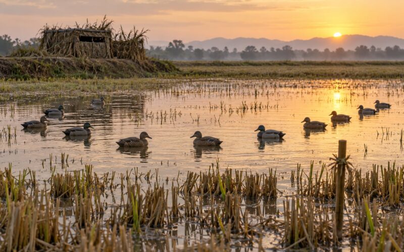 How to Set a Duck Decoy Spread in a Rice Field: Easy 2026