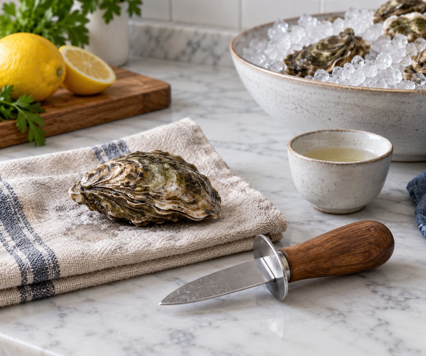 how to shuck oysters safely at home