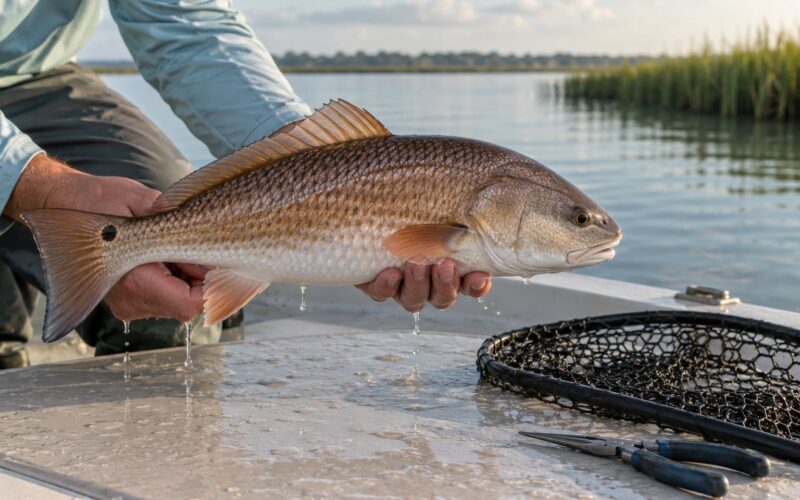 How to Handle a Redfish Without Hurting It (October 2026)