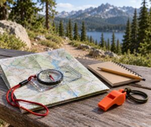 how to use a compass without a gps