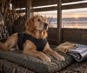 how to keep a retriever warm in cold water