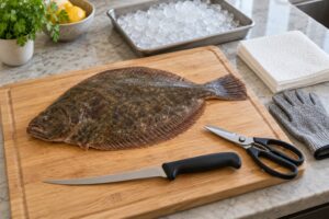how to clean and fillet a flounder