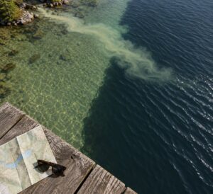 how to read water color for fishing spots