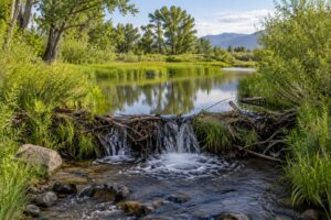how beavers change a creek system