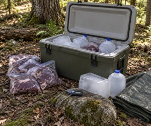 how to transport game meat in hot weather