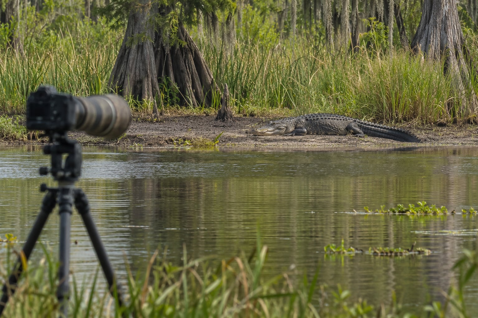 how to photograph alligators safely