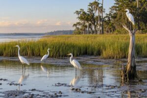 how to find wood storks in summer