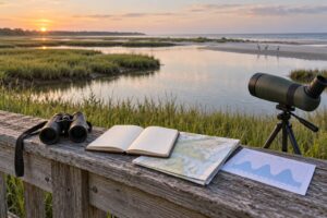 how to find a migration hotspot near a coast