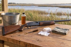 how to clean a shotgun after a salt marsh hunt