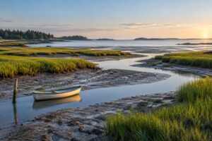 how tides shape a coastal estuary