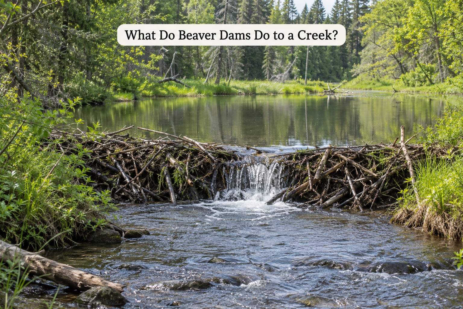 What Do Beaver Dams Do to a Creek?