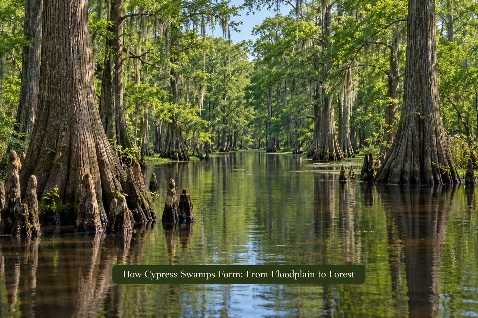 How Cypress Swamps Form: From Floodplain to Forest