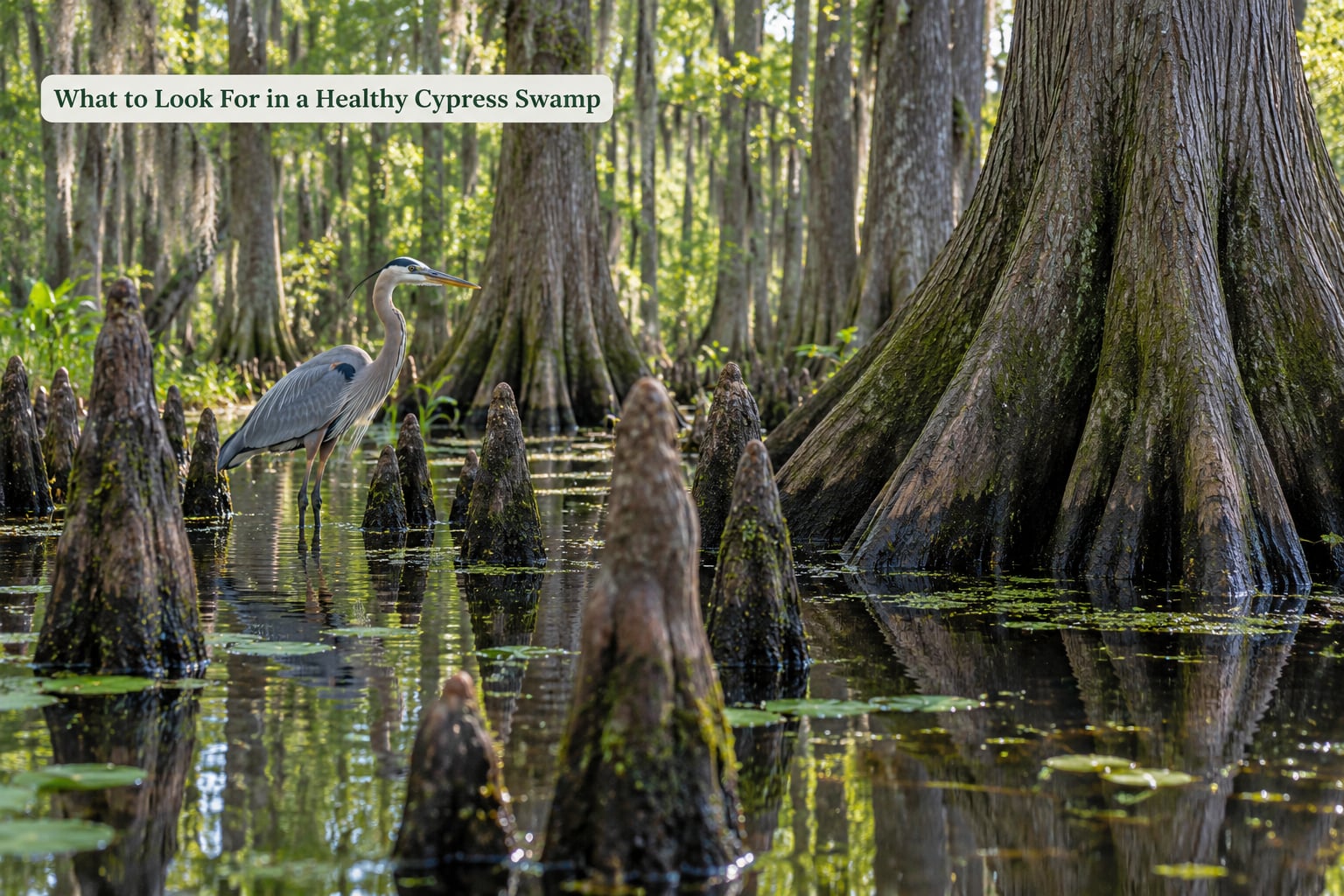 What to Look For in a Healthy Cypress Swamp