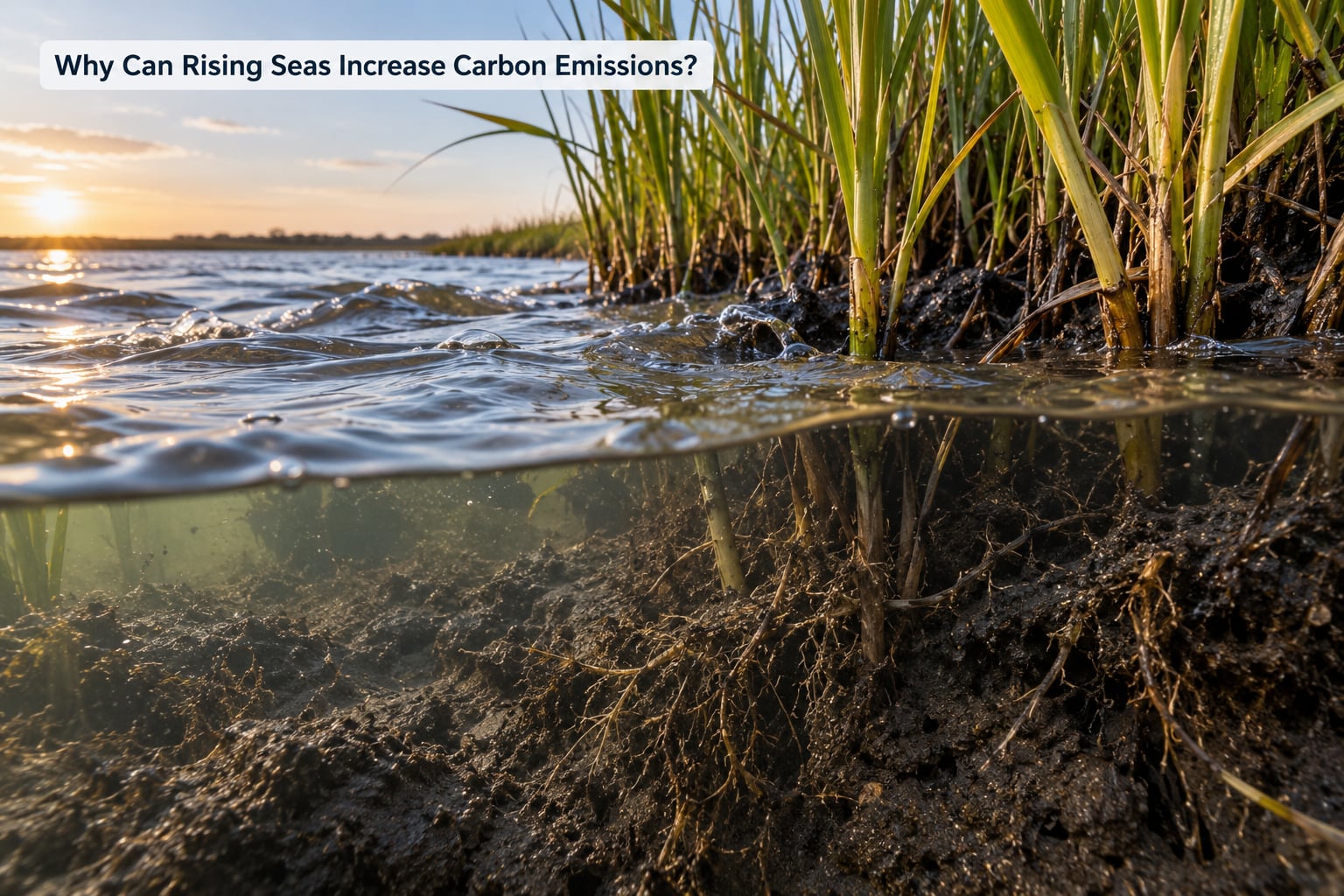 Why Can Rising Seas Increase Carbon Emissions?