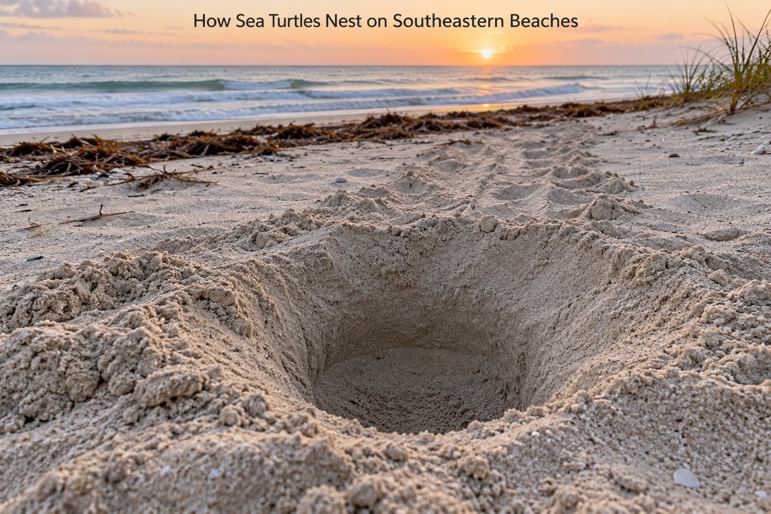 How Sea Turtles Nest on Southeastern Beaches