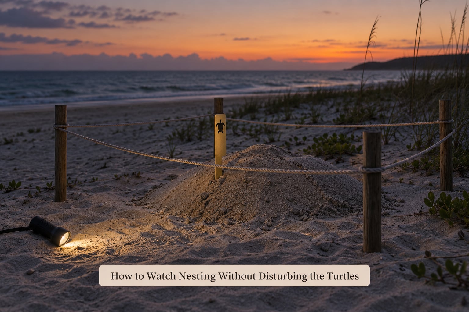 How to Watch Nesting Without Disturbing the Turtles