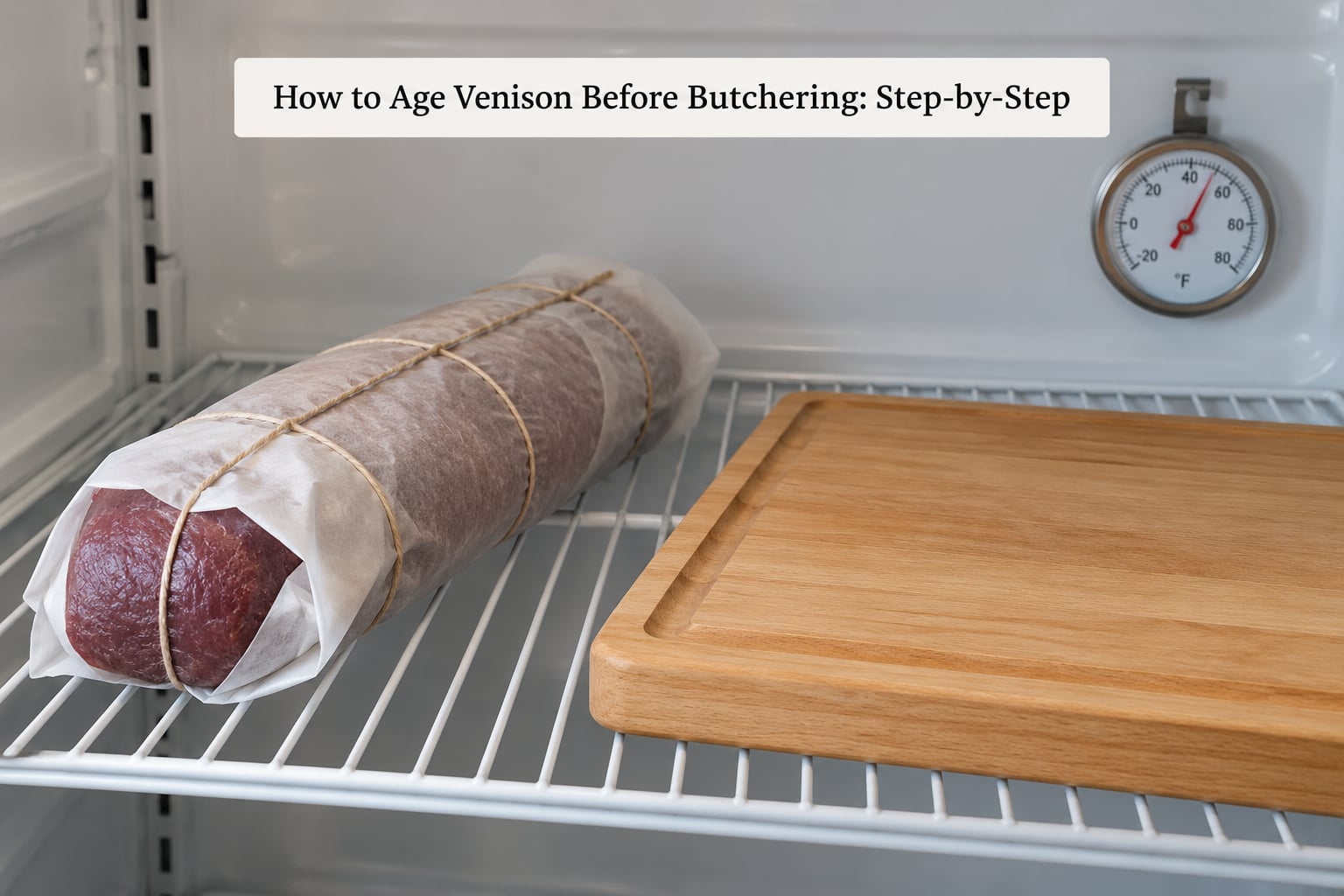 How to Age Venison Before Butchering: Step-by-Step