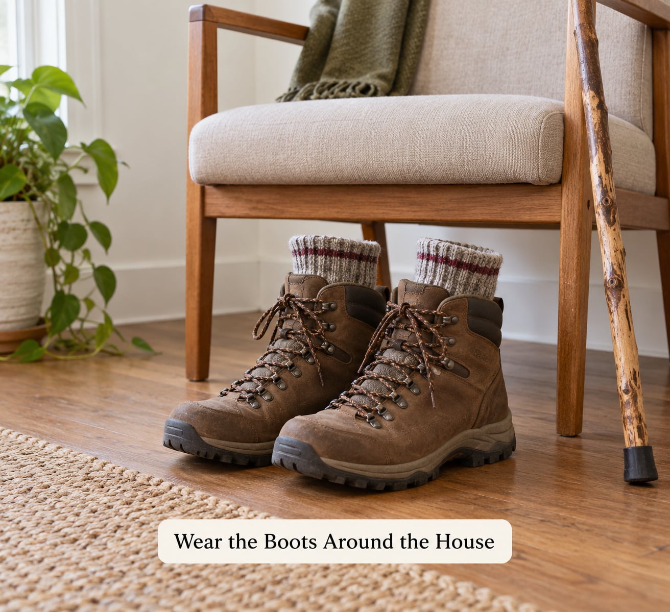 Wear the Boots Around the House
