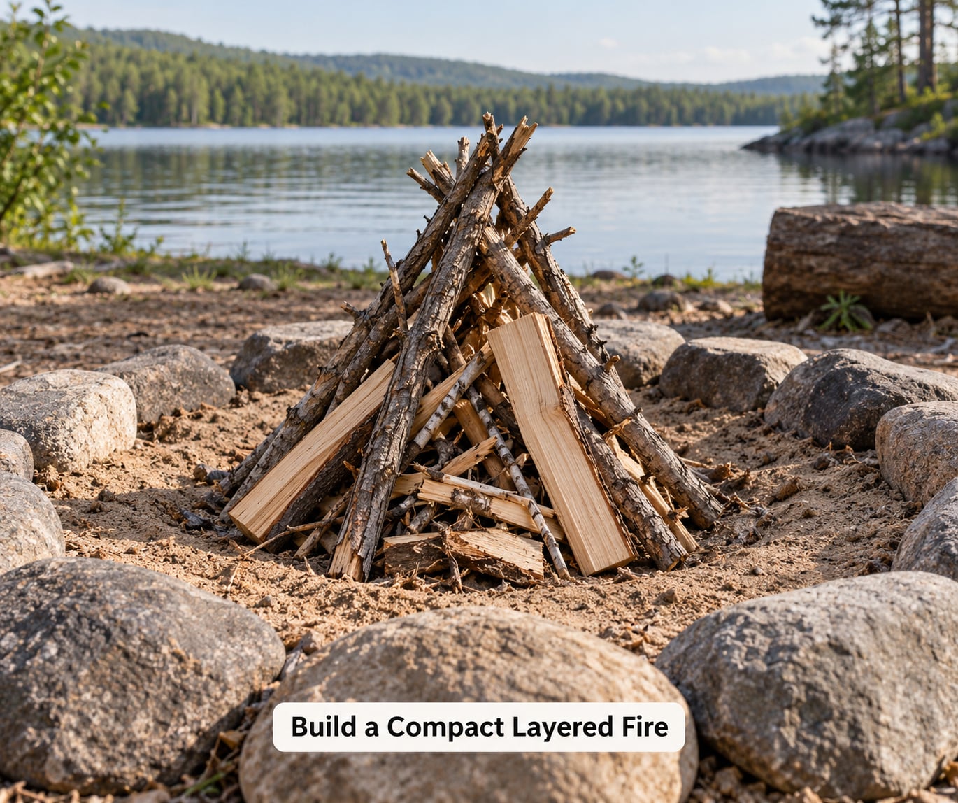 Build a Compact Layered Fire