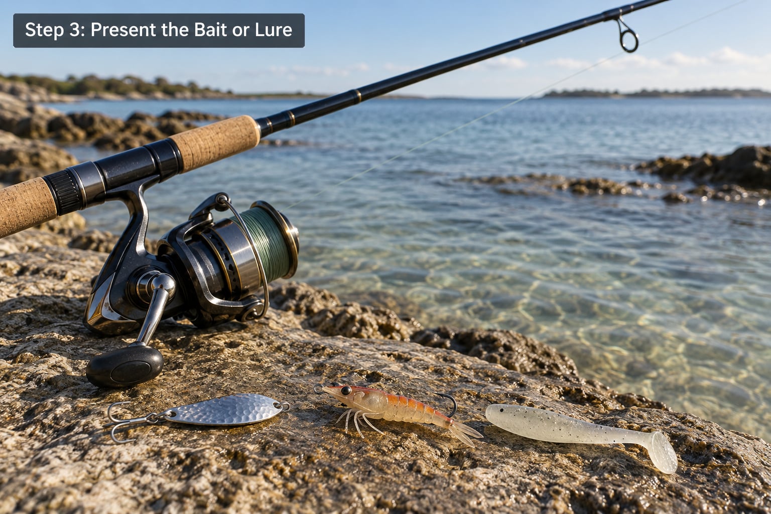 Step 3: Present the Bait or Lure