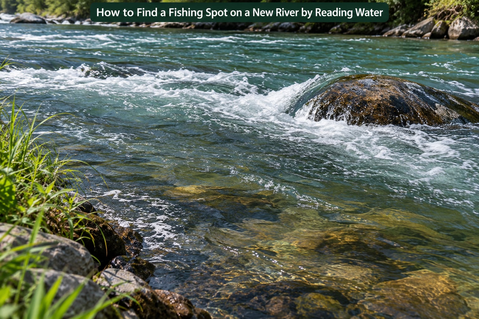 How to Find a Fishing Spot on a New River by Reading Water