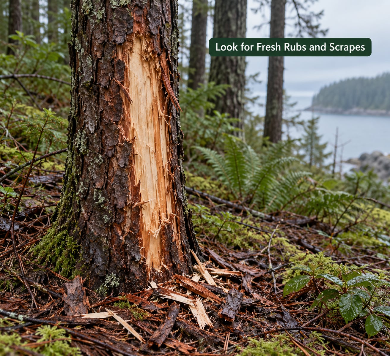 Look for Fresh Rubs and Scrapes