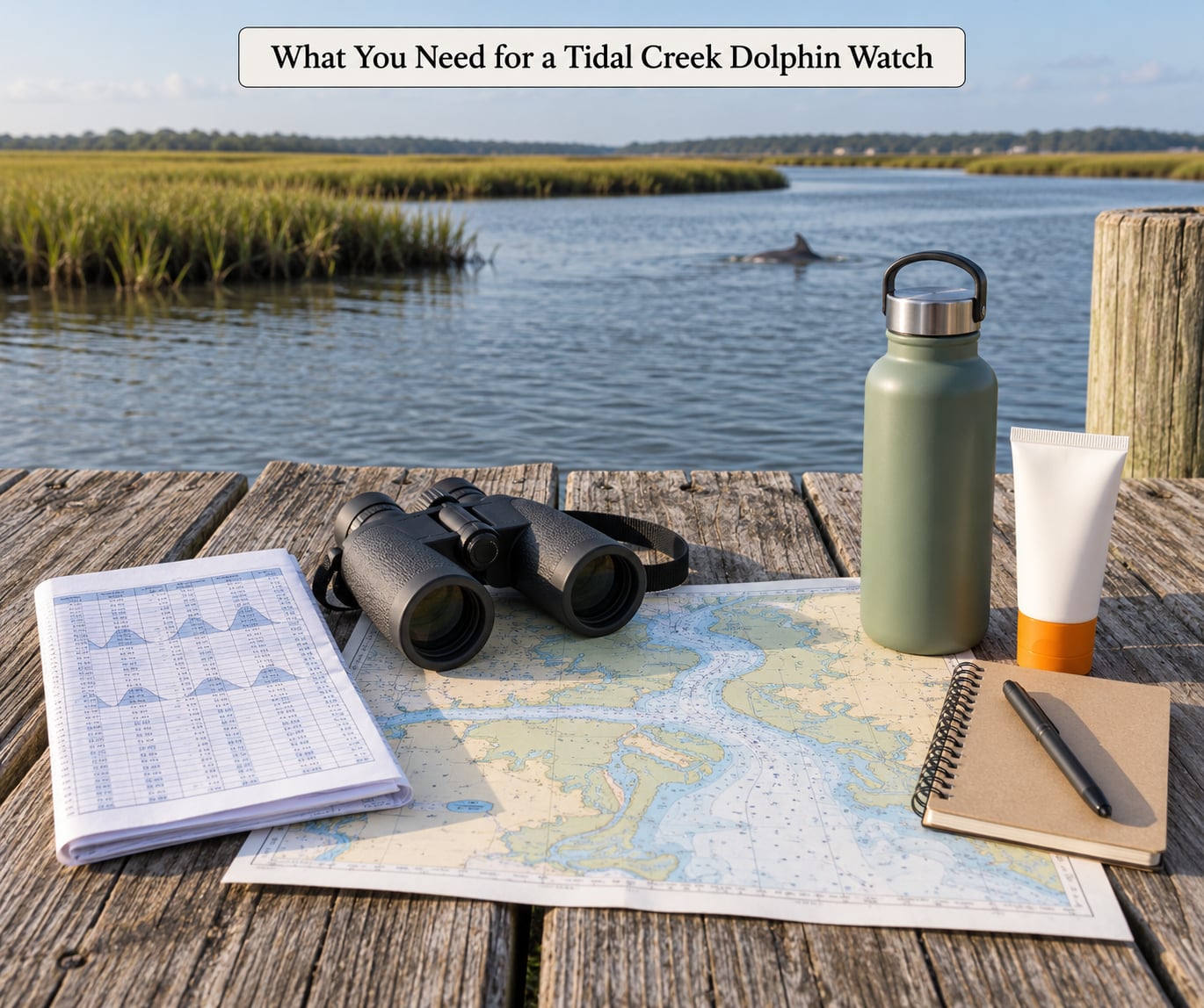 What You Need for a Tidal Creek Dolphin Watch
