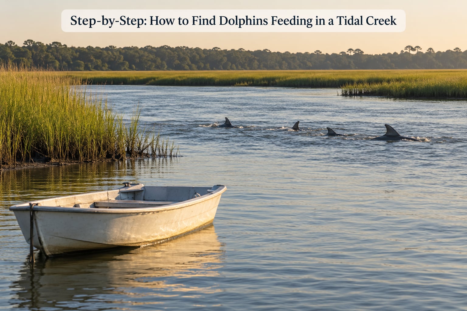 Step-by-Step: How to Find Dolphins Feeding in a Tidal Creek
