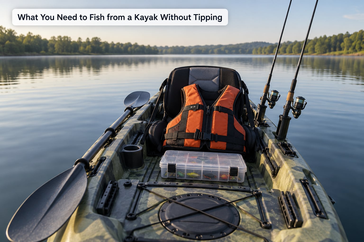 What You Need to Fish from a Kayak Without Tipping