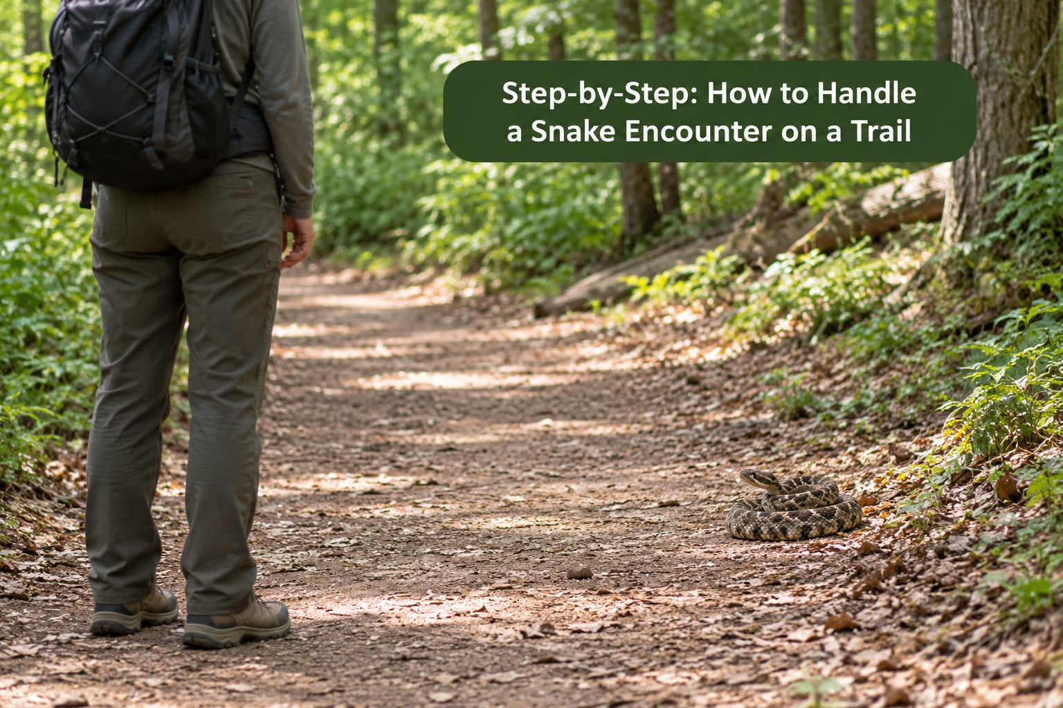 Step-by-Step: How to Handle a Snake Encounter on a Trail