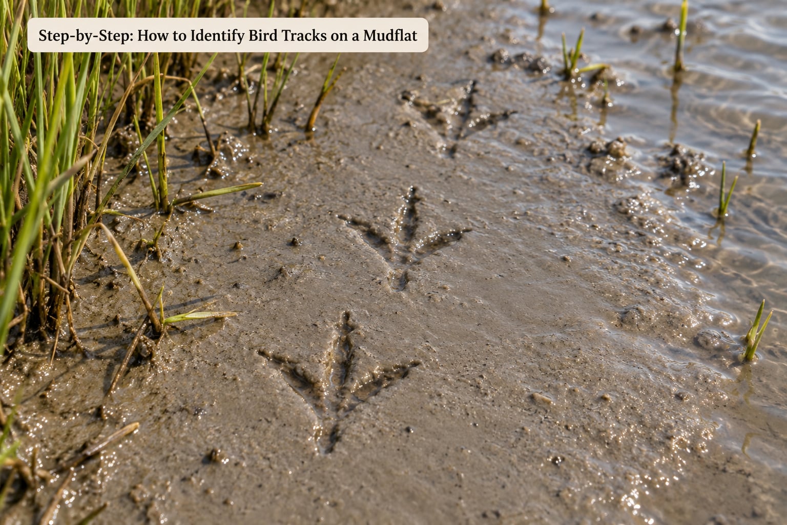 Step-by-Step: How to Identify Bird Tracks on a Mudflat