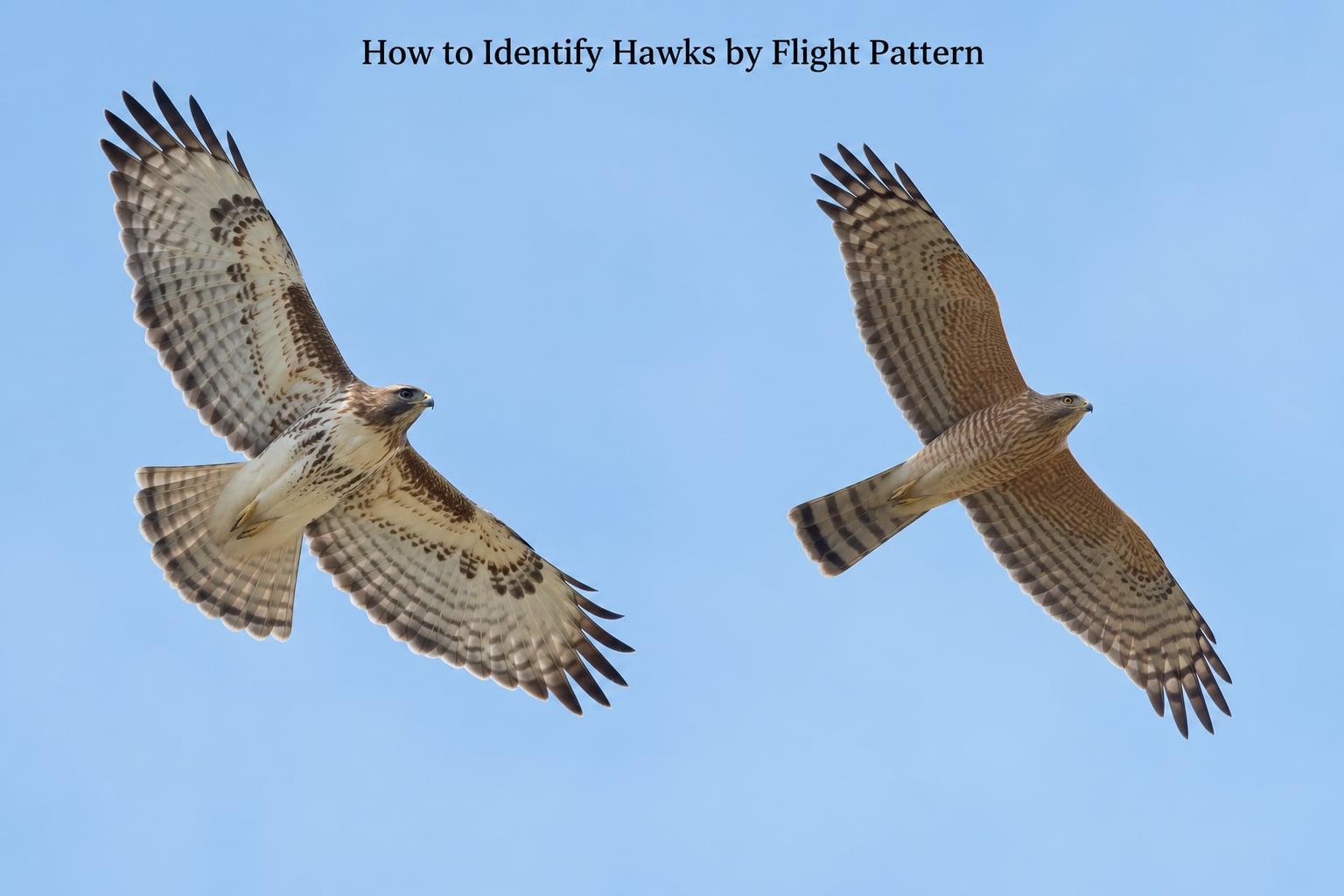 How to Identify Hawks by Flight Pattern