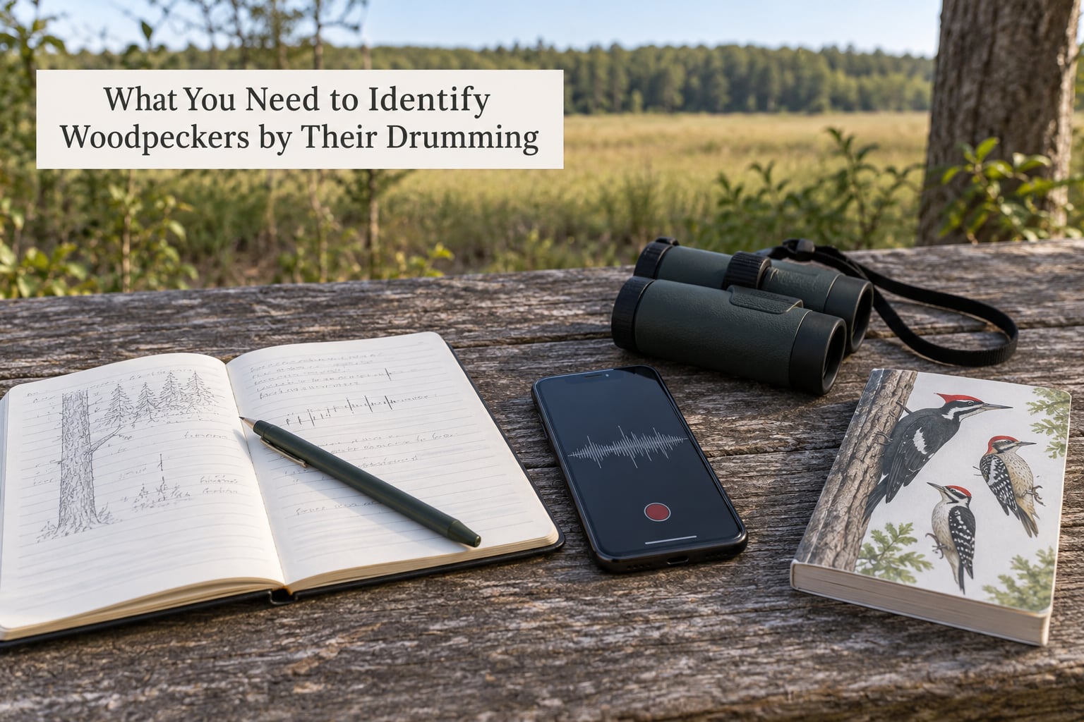 What You Need to Identify Woodpeckers by Their Drumming