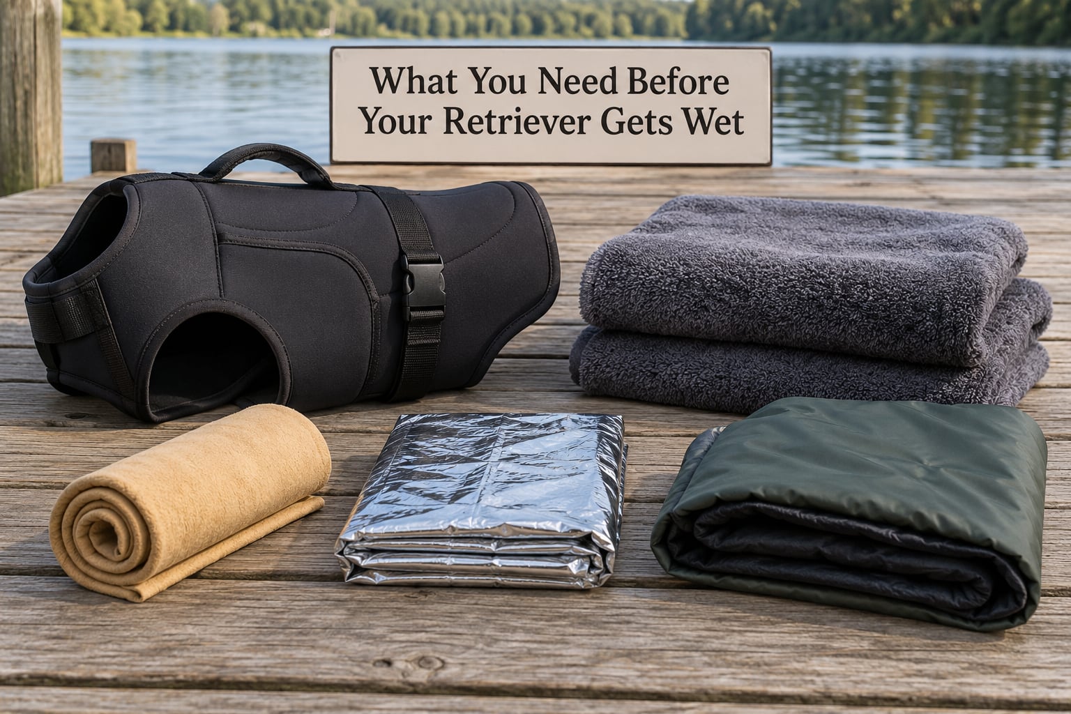 What You Need Before Your Retriever Gets Wet