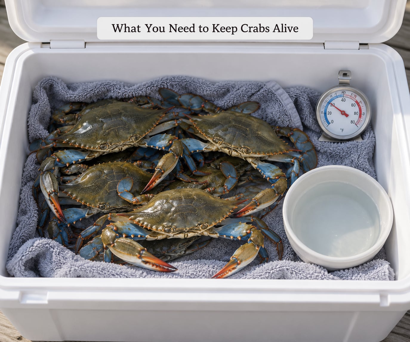 What You Need to Keep Crabs Alive
