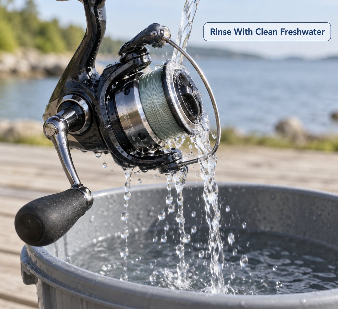 Rinse With Clean Freshwater