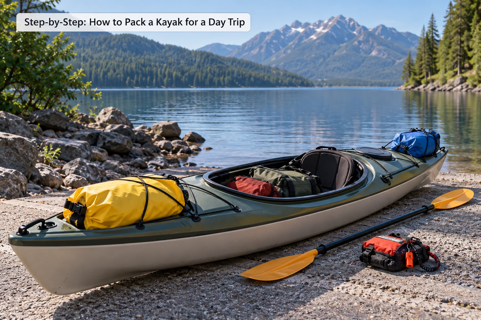 Step-by-Step: How to Pack a Kayak for a Day Trip