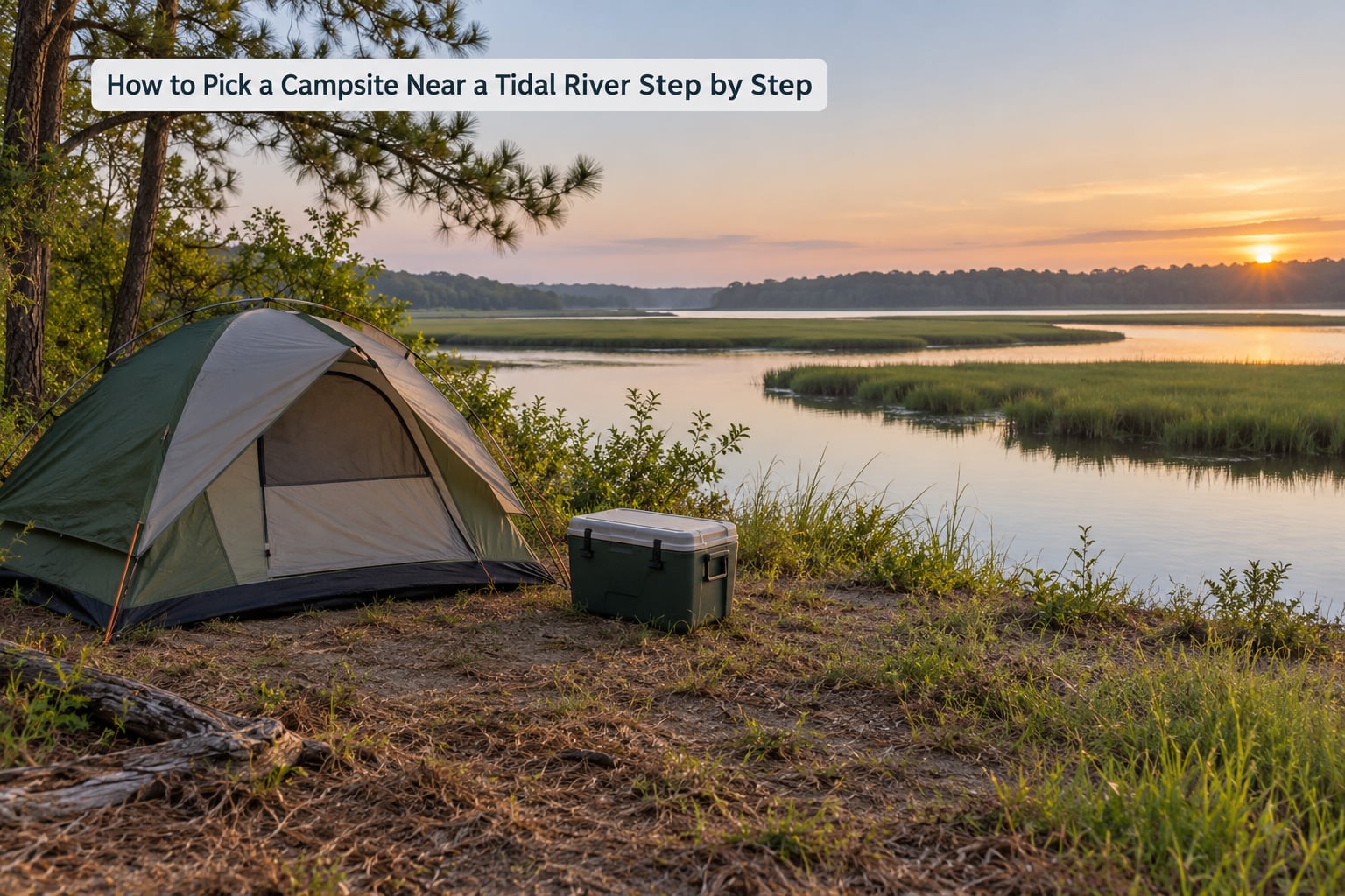 How to Pick a Campsite Near a Tidal River Step by Step